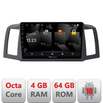Navigatie Jeep Grand Cherokee 2008-2010 Android radio gps internet quad core 4+64 carplay android auto CarStore Technology foto