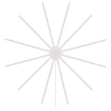 Decoratiune de Craciun Model Stea cu Iluminare LED pentru Ferestre, Diametru 59 cm