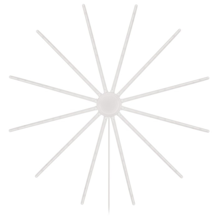 Decoratiune de Craciun Model Stea cu Iluminare LED pentru Ferestre, Diametru 59 cm