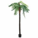 Plantă artificială palmier phoenix cu ghiveci, verde, 305 cm