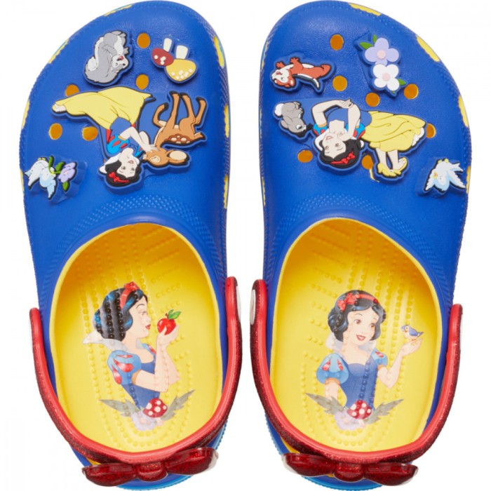 Saboti Crocs Snow White Classic Clog Kids Galben - Sunshine
