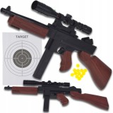 ARMĂ DE JUCĂRIE DE TIP TOMMY GUN CU LUNETĂ MANUALĂ ȘI Gloanțe GRATUITE, Plastic, Skleplolki