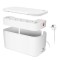 PRELUNGITOR LOGILINK, Schuko x 5, conectare prin Schuko (T), cutie management cabluri, 16 A, 2xUSB-A, 1xUSB-C, protectie IP20, alb, &quot;LPS281U&quot; (timbru