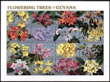 GUYANA 1990, Flora, serie neuzata, MNH