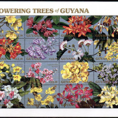 GUYANA 1990, Flora, serie neuzata, MNH