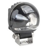 Lampa LED de siguranta zona U rosie pentru stivuitoare si vehicule industriale, 10W, 80V, IP6K9K, AMiO 04867, pentru depozite, hale de productie si