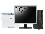 Pachet PC Second Hand Lenovo M710 SFF, Intel Core i5-6500 3.20GHz, 16GB DDR4, 512GB SSD + Monitor 19&amp;quot; &amp; Imprimanta Brother HL-L6300DW NewTechnolo