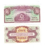 Marea Britanie 1962 - 1 Pound, Forțele Armate, UNC