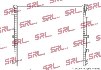 Radiator Bmw X3 G01, motor: 1.6 T, 2.0 T, 3.0 R6 T, radiator temperatura joasa; intrare/iesire conectare rapida, 615x545x26, SRLine, Aluminiu/ foto