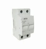 Soclu port fuzibil 10X38 DC1000V 2P 2 poli siguranta fuzibila cilindrica, Omu System