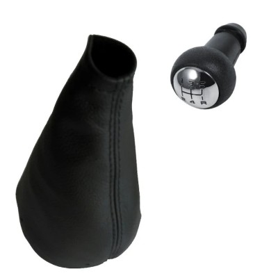 Set nuca cu manson schimbator viteze MARTI-NIK 15 compatibil cu CITROEN C4 2004-2009, 5 viteze, piele foto