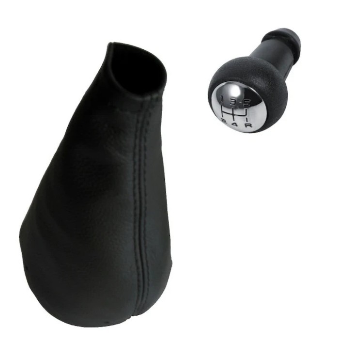 Set nuca cu manson schimbator viteze MARTI-NIK 15 compatibil cu CITROEN C4 2004-2009, 5 viteze, piele