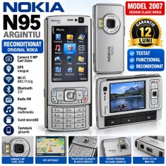 Telefon Nokia N95 argintiu reconditionat