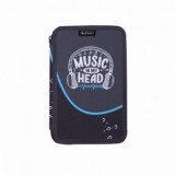 Penar neechipat 3 fermoare, 20 x 13 x 6 cm, Music