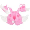 Vesta Inot Copii Gonflabila AVEX Roz cu Aripioare, 3+ Ani, Max 18kg, Siguranta Apa Piscina Mare Lac