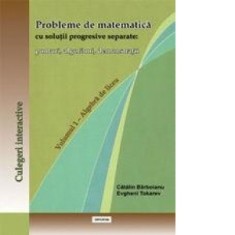 Probleme de matematica cu solutii progresive separate: ponturi, algoritmi, demonstratii (Volumul 1 - Algebra de liceu)