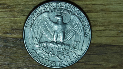 SUA / USA - moneda de colectie - 25 cents 1986 D - Washington Quarter - superba! foto