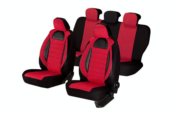 Set Huse Scaun Racing Rosu 70975 44490