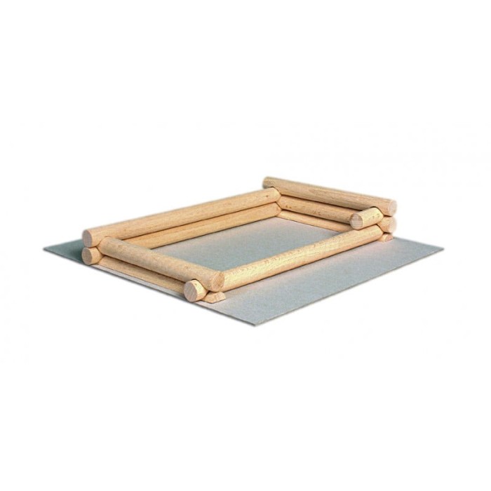 Set constructie arhitectura Vario, 72 piese din lemn, Walachia