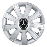 Set 4 Capace Roti, potrivite jantelor de R15, pentru Mercedes-Benz, model flash cromat