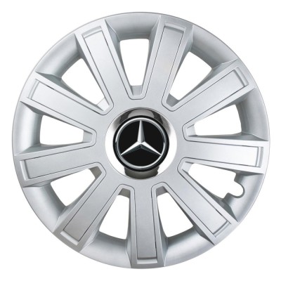 Set 4 Capace Roti, potrivite jantelor de R15, pentru Mercedes-Benz, model flash cromat foto