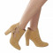 Botine perforate Penelope camel