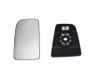 Geam oglinda MERCEDES SPRINTER, 2009-2018; SPRINTER W910, 02.2018-, VW CRAFTER (2E), 2009-04.2017, partea stanga, incalzit; sticla convexa; superior;