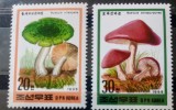 Coreea 1995 ciuperci plante serie 2v. nestampilata, Korea 1995