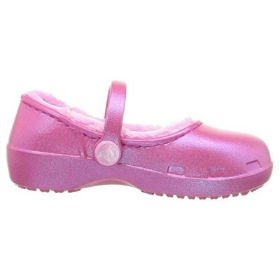 Saboti Crocs Karin Lined Clog Kids Roz - Party Pink foto