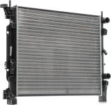 Radiator Mercedes Citan 12-; Renault Kangoo 08-20, motor: 1.5 CDI, 560x480x23, OE, Aluminiu/ Plastic etansat mecanic, 4155000102; 8200455801