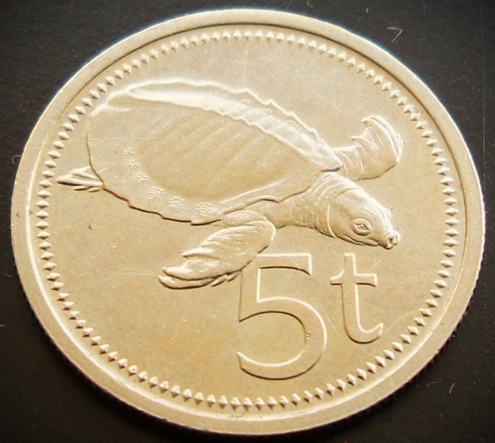 Moneda exotica 5 TOEA - PAPUA NOUA GUINEE, anul 2005 * cod 2830 = UNC