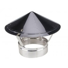Capac terminal cos de fum din inox ,diametru 130 mm