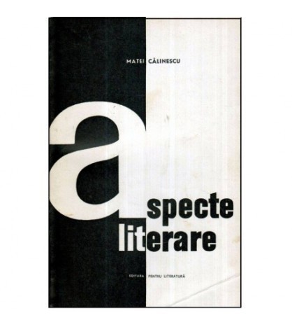 Matei Calinescu - Aspecte literare - 121704