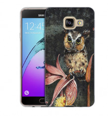 Husa Samsung Galaxy A5 2017 A520 Silicon Gel Tpu Model Owl Painted foto