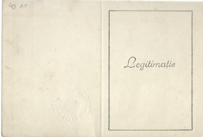 AMS# - LEGITIMATIE MEDALIA &amp;bdquo;VIRTUTEA OSTASEASCA&amp;rdquo; CL. III- A, R.S.R. foto