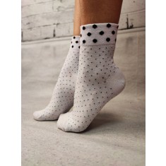 STK450-211 Sosete medii din bumbac ultrasox cu bulinute