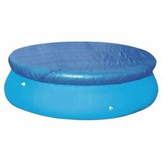 Prelata Universala Mercaton, pentru Acoperire Piscine Gonflabile Rotunde cu Diametru 244 cm, Material PVC, Impermeabila, Albastr