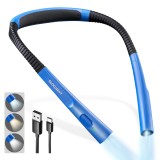 Cumpara ieftin Lampa LED pentru Citit cu Pozitionare pe Gat, Flexibila si usoara, Glocusent&reg;, Multifuntionala pentru lectura, tricotat si reparatii, Oprire automata,