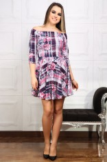 Rochie Imprimeu Fresh Dia Rose - 42Marimea