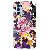 Husa compatibila cu Oppo A54 5G model Bakemonogatari, Silicon, TPU, Viceversa, Transparent, Carcasa