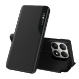 Husa Xiaomi 15T Eco Leather View flip tip carte, negru
