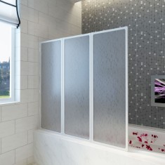 Gossi paravan cada dus, 117x120 cm, 3 panouri, pliabil
