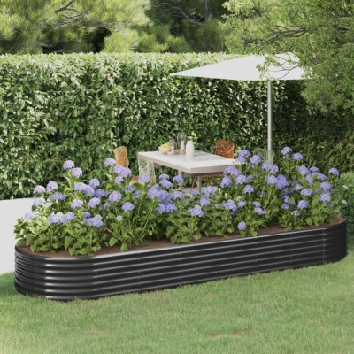 Gossi strat inaltat gradina 322x100x36 cm otel vopsit electrostatic foto