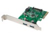 PCIe USB 3.0 Card cu 2 Porturi USB A