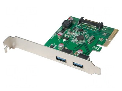 PCIe USB 3.0 Card cu 2 Porturi USB A foto