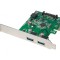 PCIe USB 3.0 Card cu 2 Porturi USB A