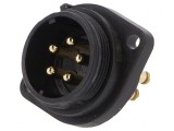 Soclu SP21 Tată 5 PIN IP68 10A 500V Terminal Șurub