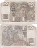 1952 (3 IV), 100 francs (P-128d.3) - Franța