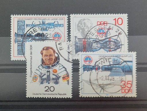 TS21 - Timbre serie DDR 1978 Mi 2359-62 Cosmos