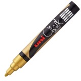 Marker creta lichida 1.8-2.5mm,varf rotund,auriu